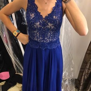 Blue Prom Dress